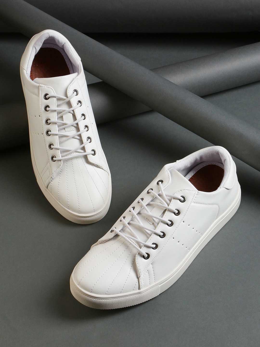 WROGN Men White Sneakers