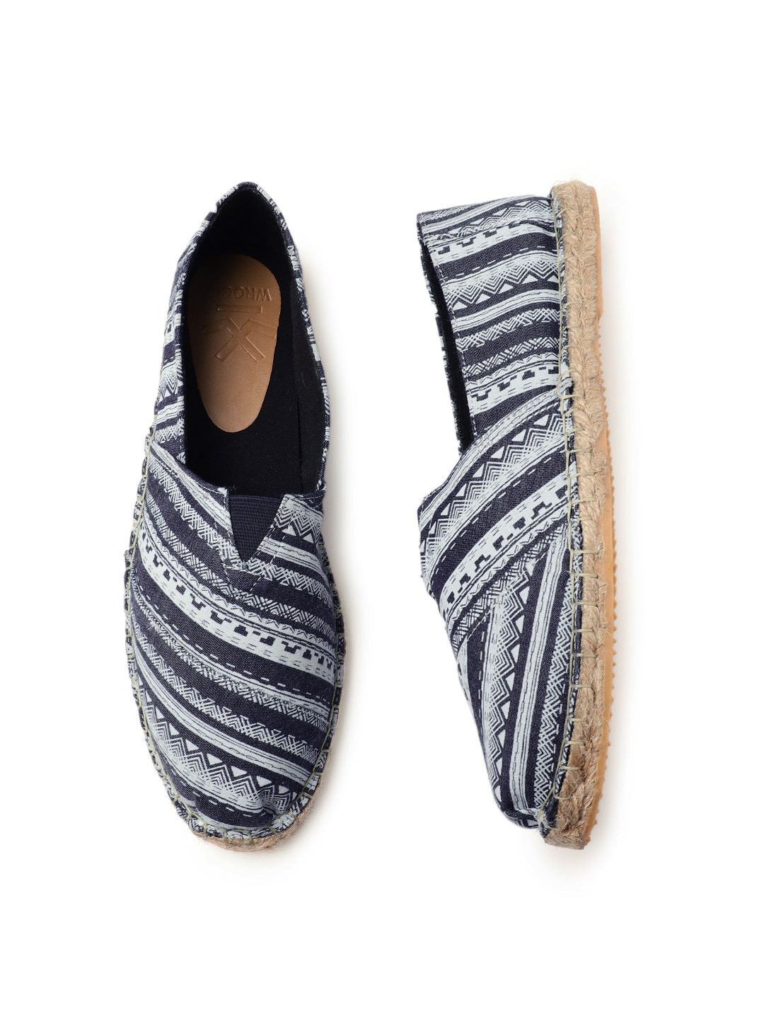 WROGN Men Navy Blue Espadrilles