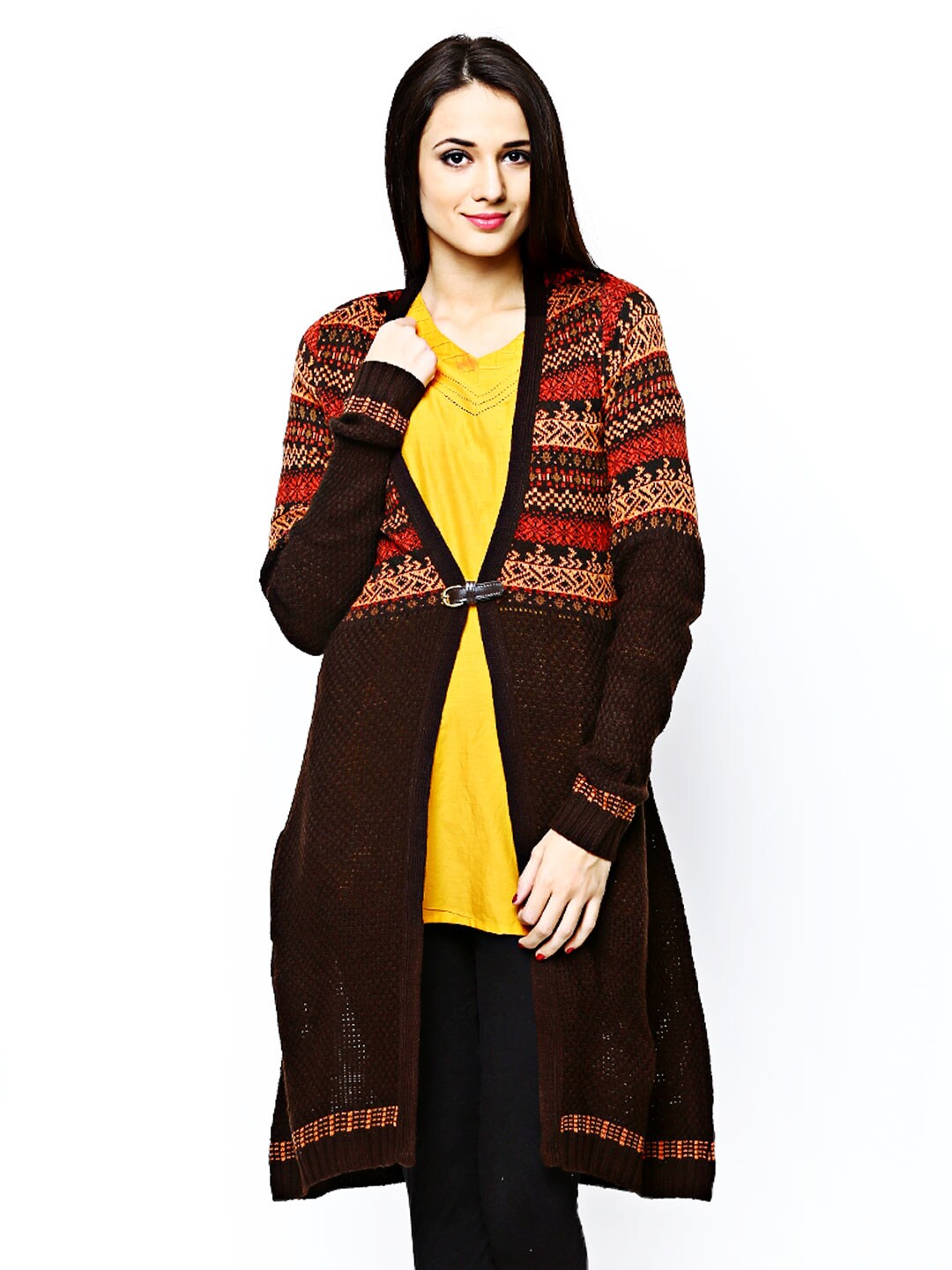 W Women Brown Winter Jacket