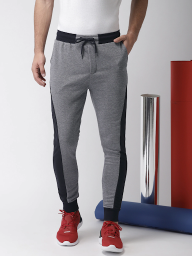 solid slim fit joggers