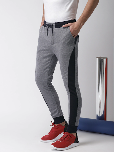 solid slim fit joggers