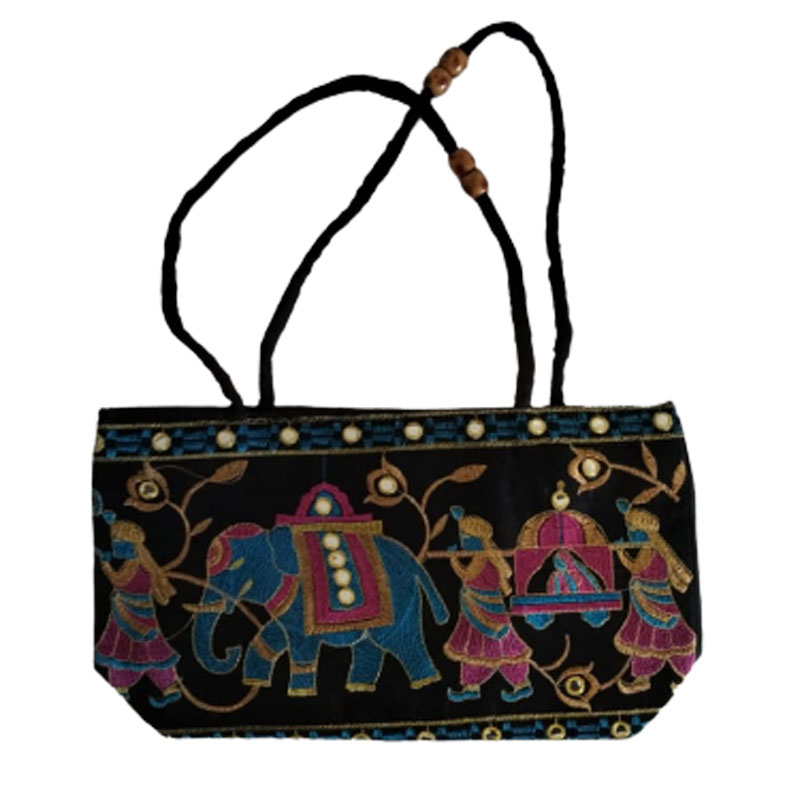 Jack Williams Embroidery Hand Bag