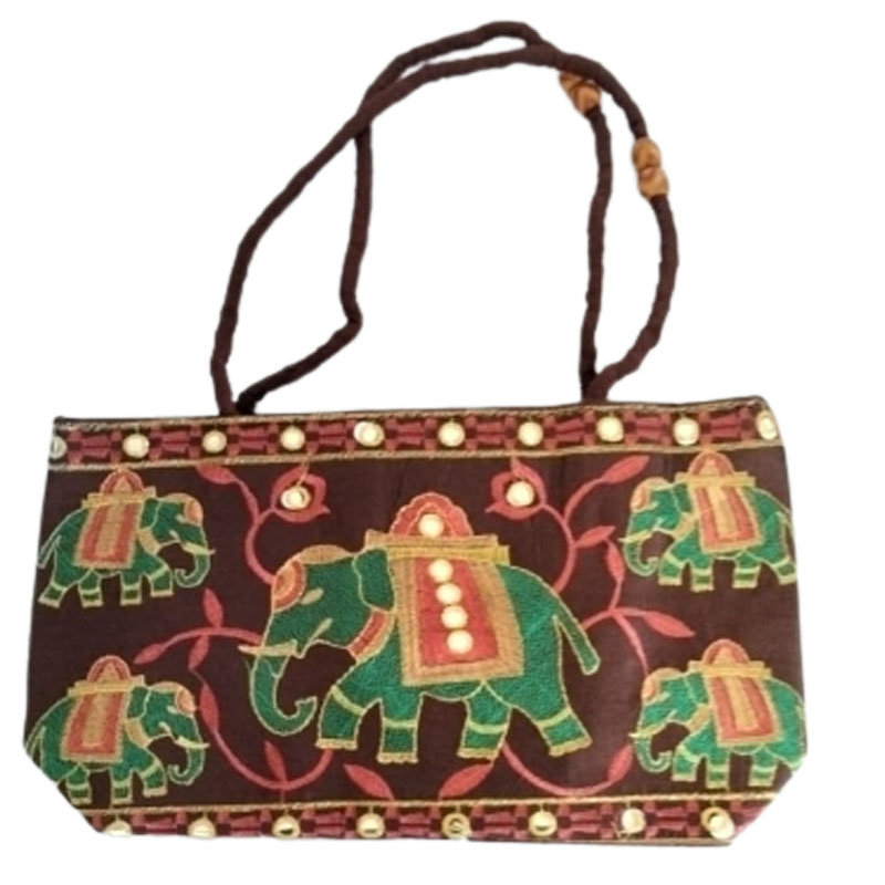 Jack Williams Embroidery Hand Bag