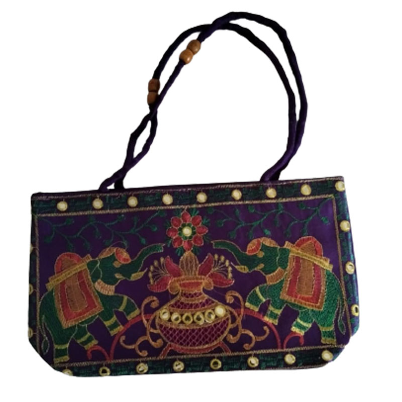 Jack Williams Embroidery Hand Bag