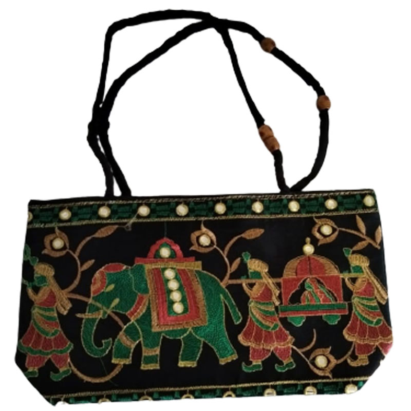 Jack Williams Embroidery Hand Bag