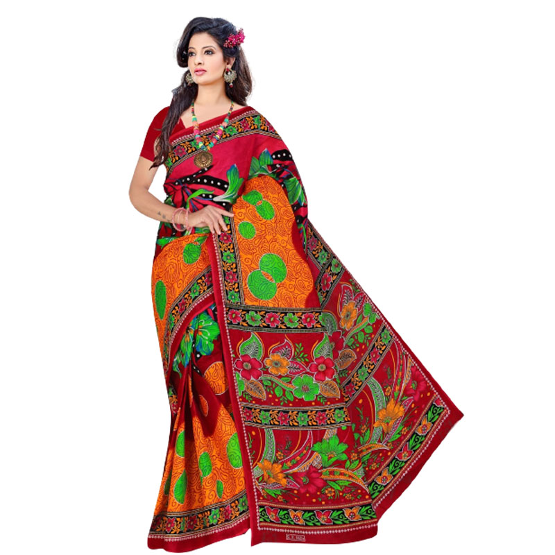 Jack Williams  Aunthetic Heavy Cotton hard Finish Saree