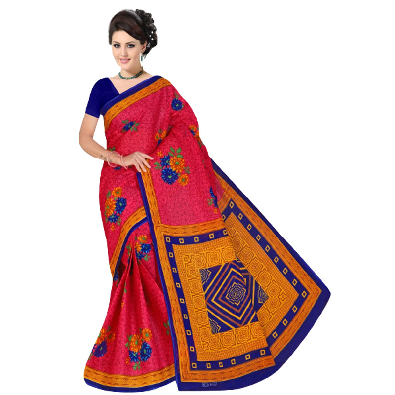 Jack Williams  Aunthetic Heavy Cotton hard Finish Saree