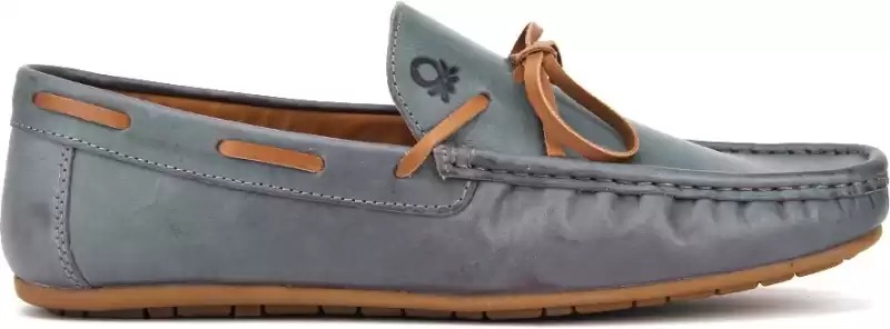 United Colors of Benetton  Loafers For Men  (Grey)