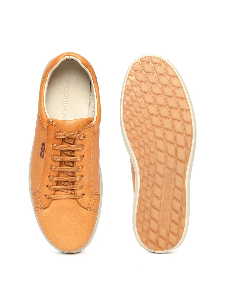 Woodland Men Leather Sneakers