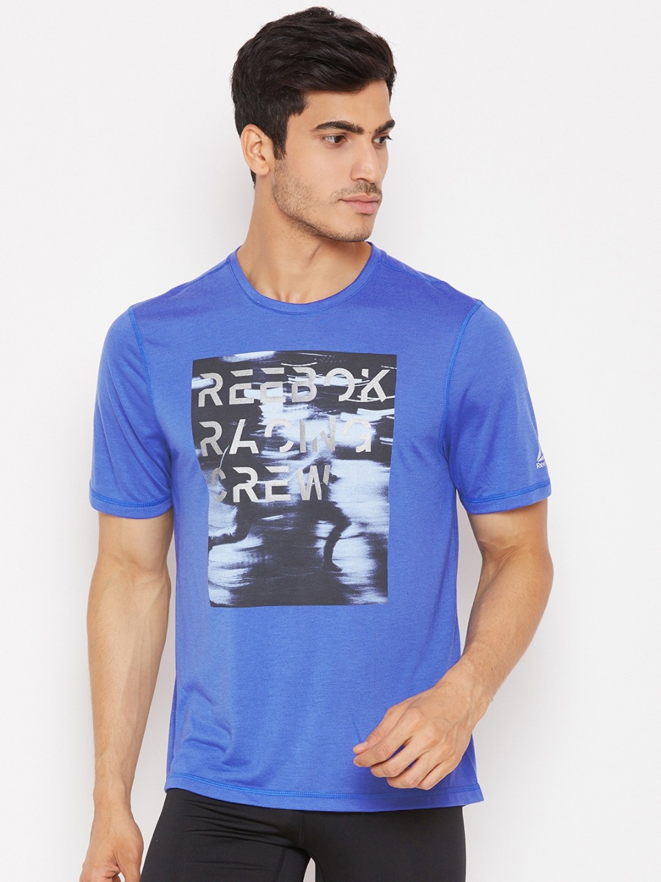 Reebok Men Printed Running Essentials CF T-shirt