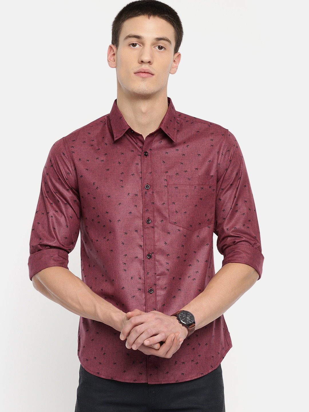 Anouk Men Regular Fit Printed Casual Shirt