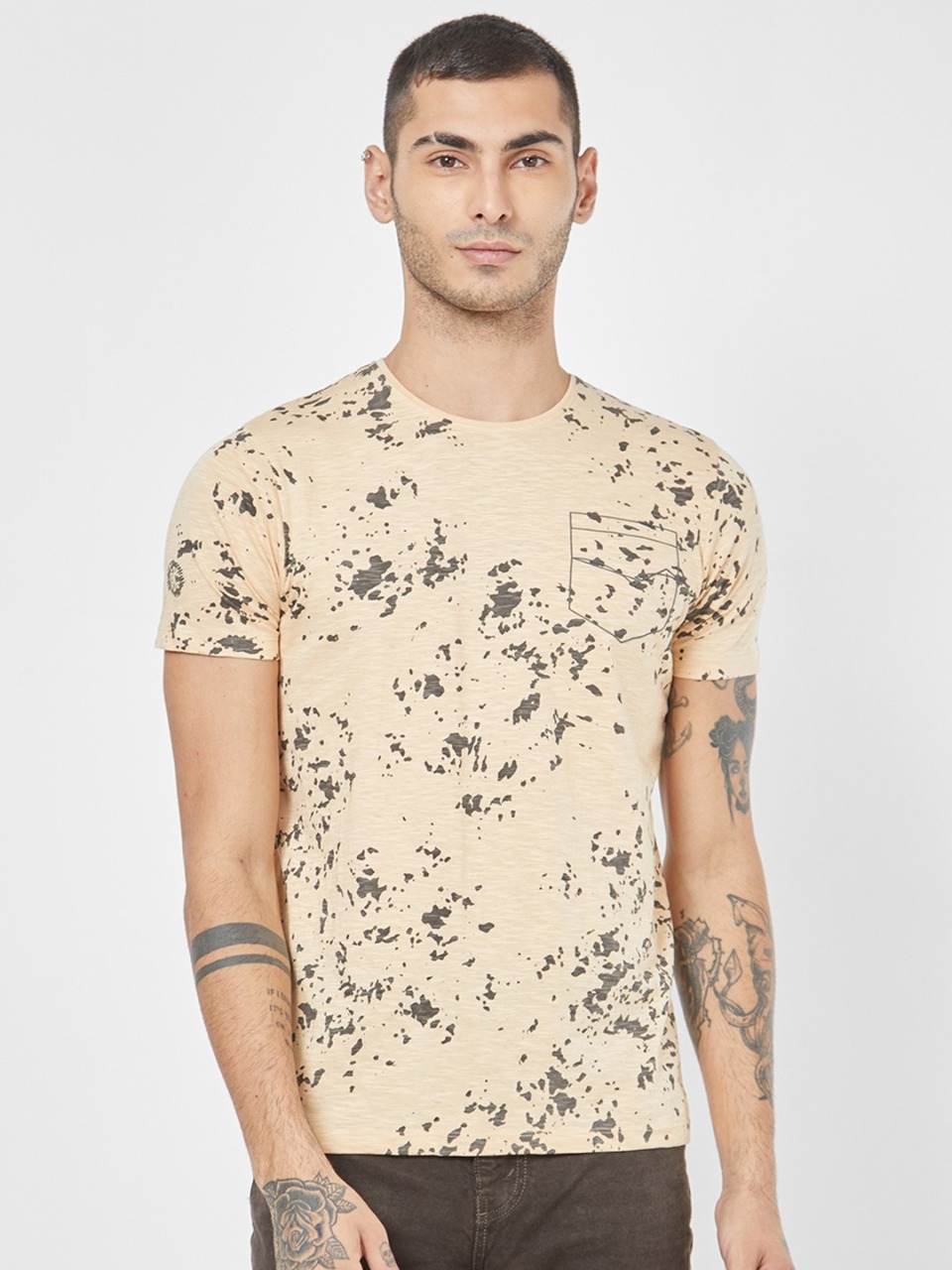 Killer Men Printed Round Neck T-shirt