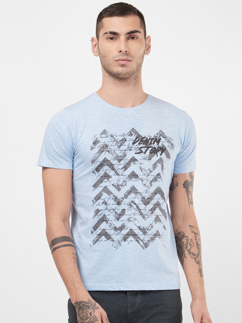 Killer Men Printed Round Neck T-shirt