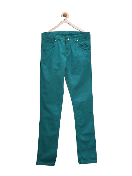 Gini and Jony Girls Teal Green Trousers