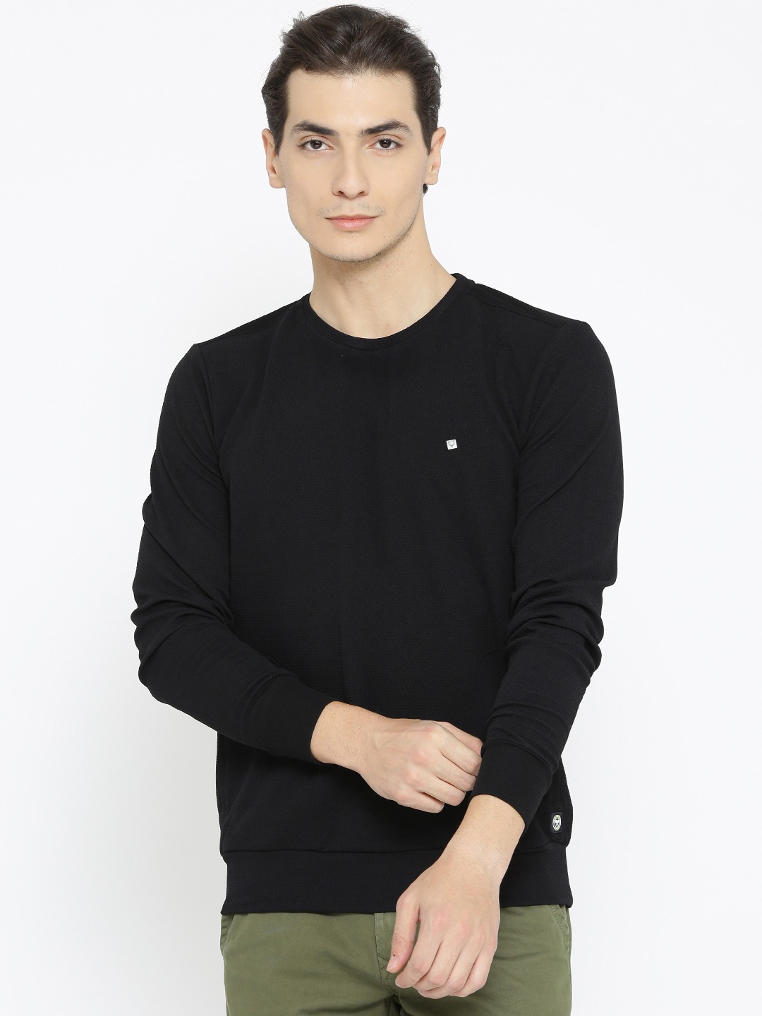 Solly Sport Men Solid Sweatshirt