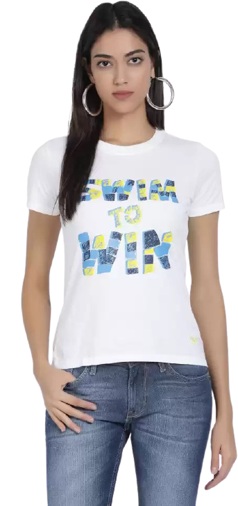 SPEEDO Printed Women T-Shirt