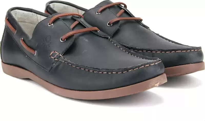 United Colors of Benetton Boat Shoes For Men