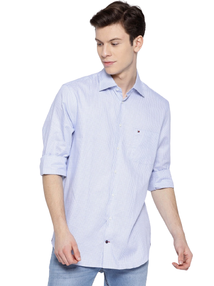 Tommy Hilfiger Men Regular Fit Checked Casual Shirt