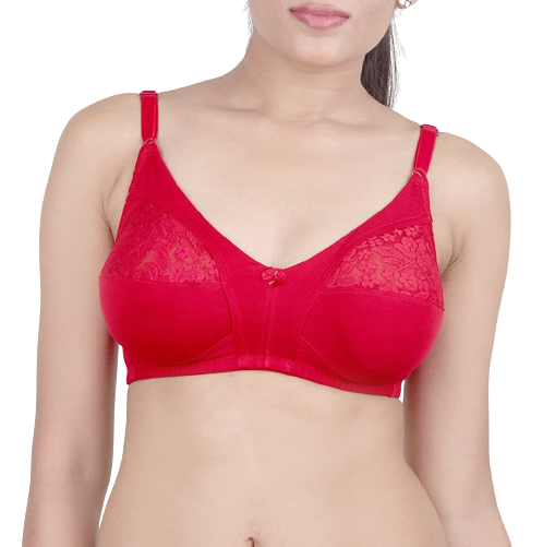 Strawberry Women's Cut and Sew Lace Design Bra