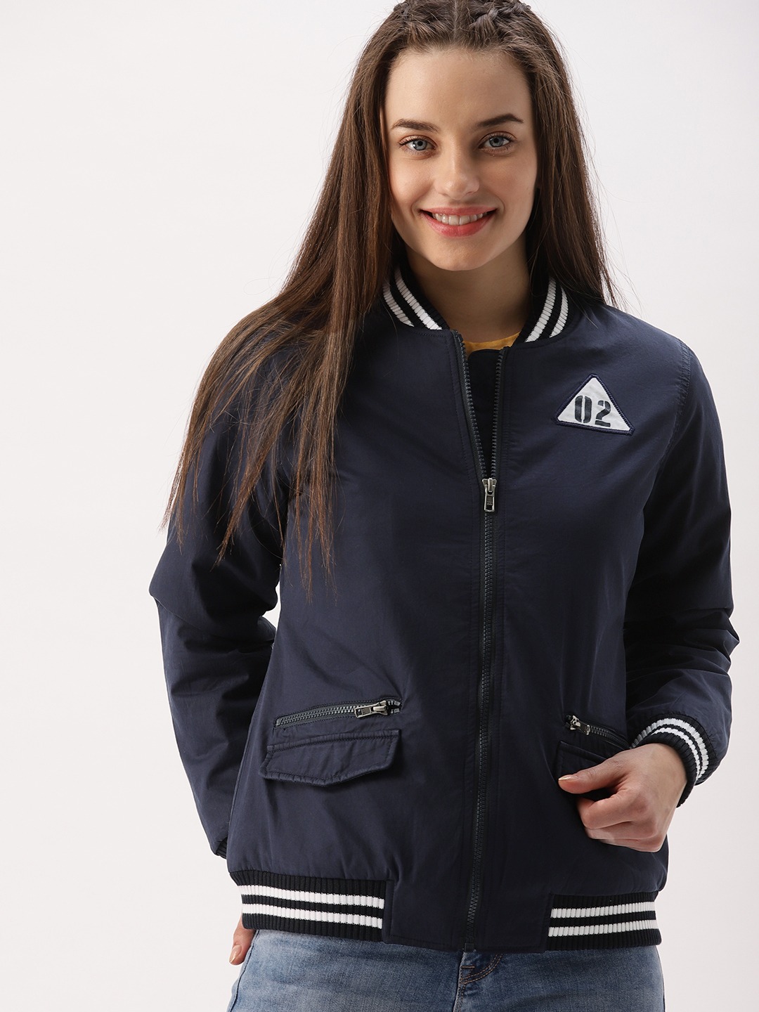 DressBerry WomeN Solid Bomber