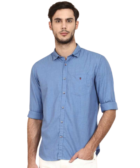 Louis Phillippe Blue casual shirt