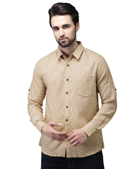 Anouk Men Regular Fit Solid Casual Shirt