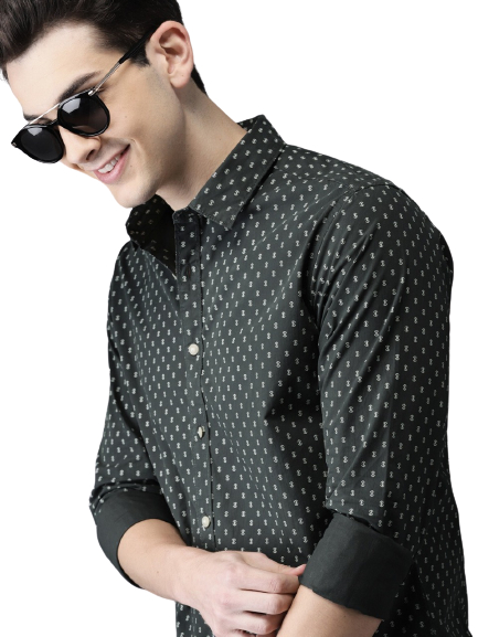 HERE&NOW Men Printed Casual Shirt