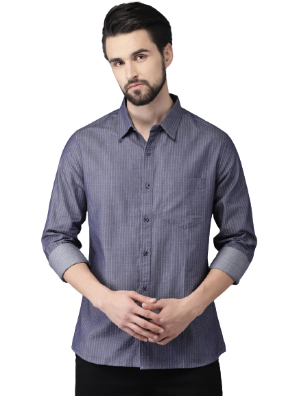 Anouk Men Regular Fit Striped Casual Shirt