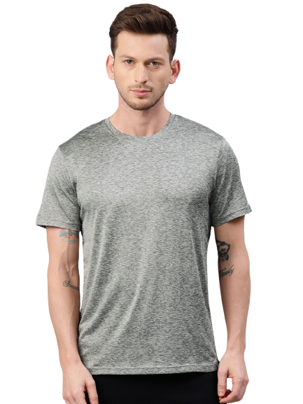 HRX by Hrithik Roshan Men Solid Rapid Dry Running T-shirts