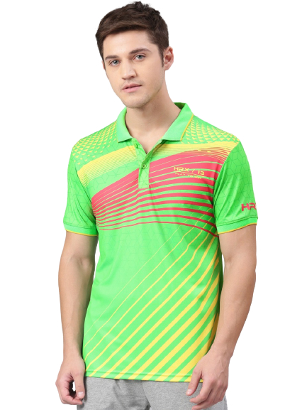 HRX by Hrithik Roshan Men Rapid Dry Cricket Polo Collar T-shirt