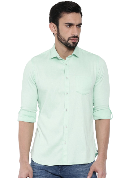 Killer Men Slender Slim Fit Solid Casual Shirt