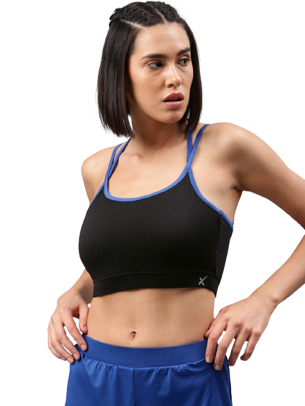 HRX Solid Non-Wired Lightly Padded RAPID DRY Sports Bra