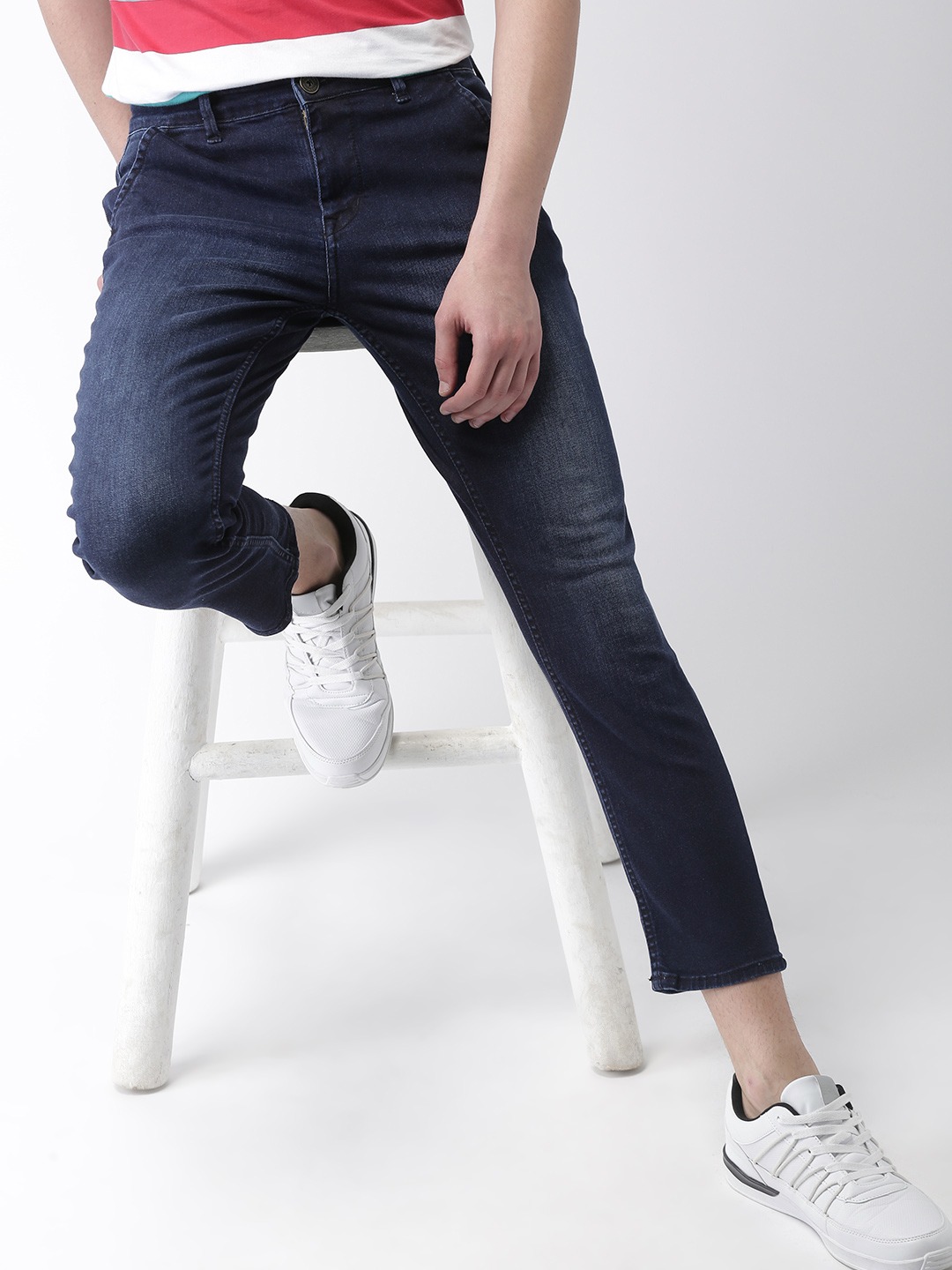 Mast & Harbour Men Slim Tapered Fit Stretchable Jeans