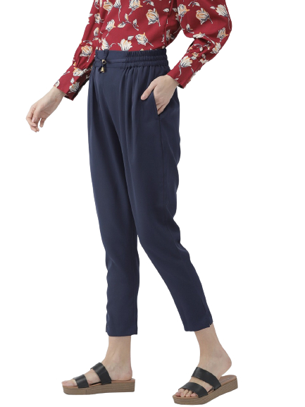 RB Womens Solid Peg Trousers