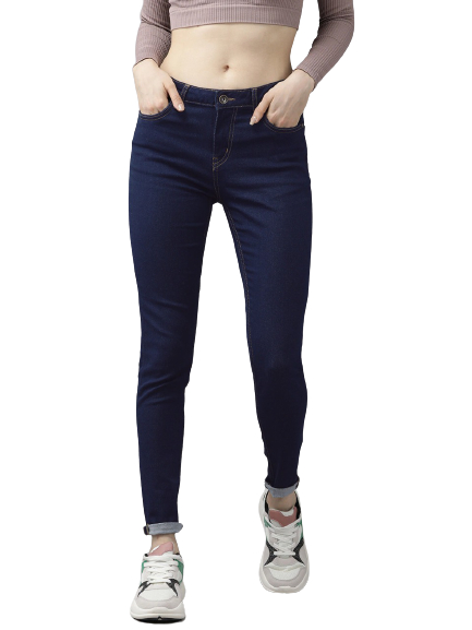 Roadster Women Skinny Fit Mid-Rise Clean Look Stretchable Jeans