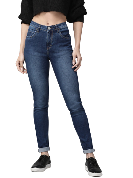 Roadster Women Skinny Fit Mid-Rise Clean Look Stretchable Jeans