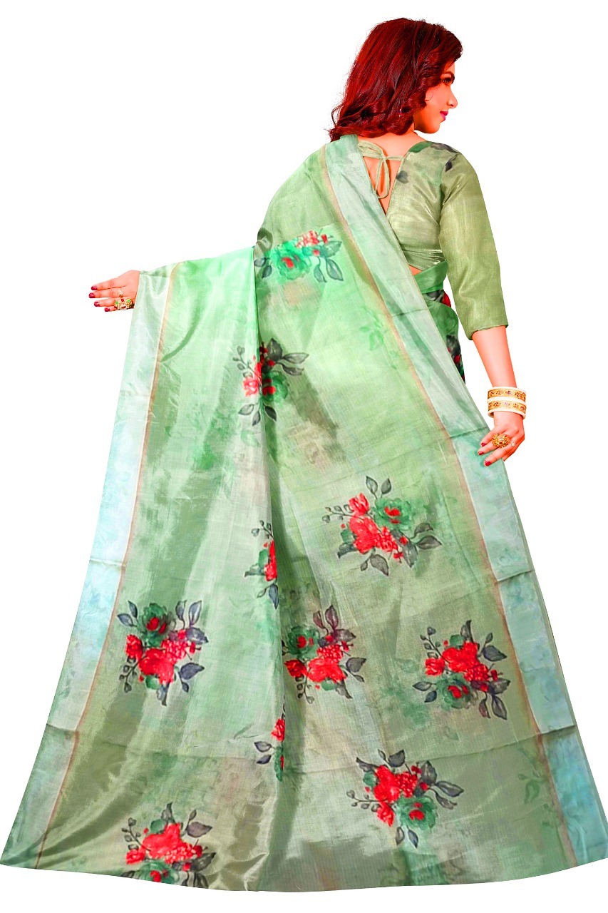 Kota Silk Printed Women's Saree