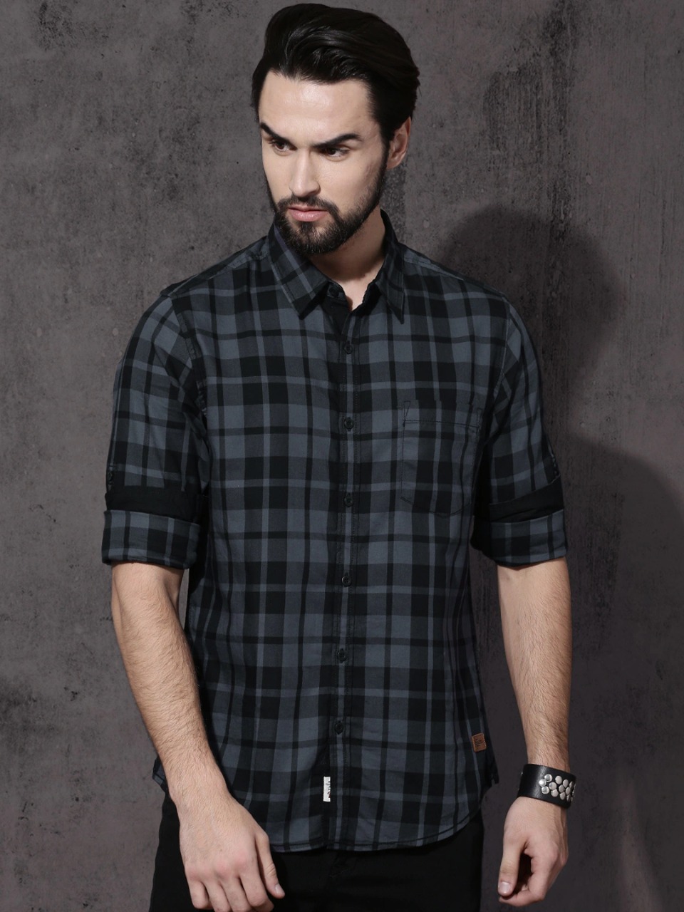 Roadster Time Travlr Men Checked Casual Shirt