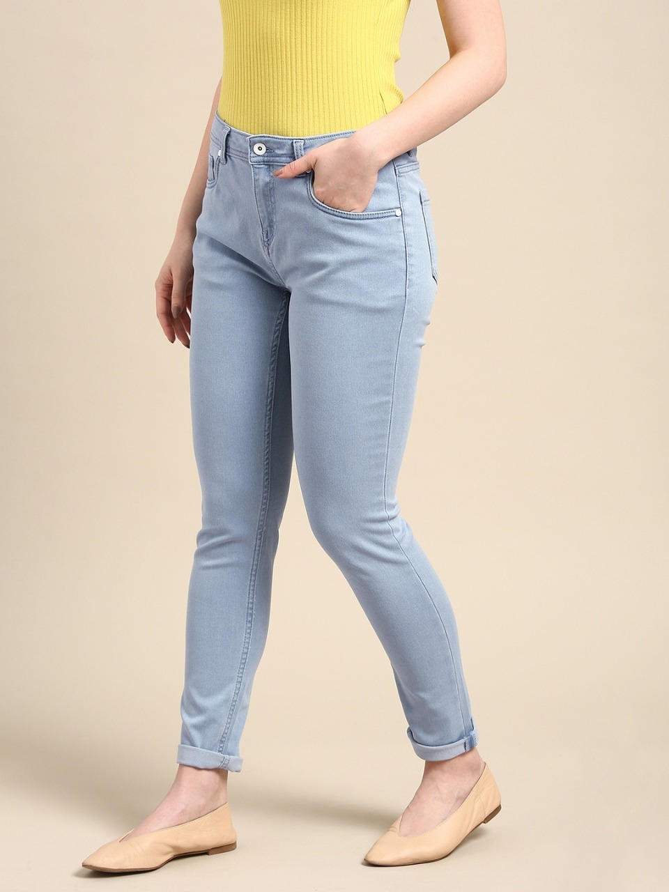 ether Women Skinny Fit Stretchable Jeans