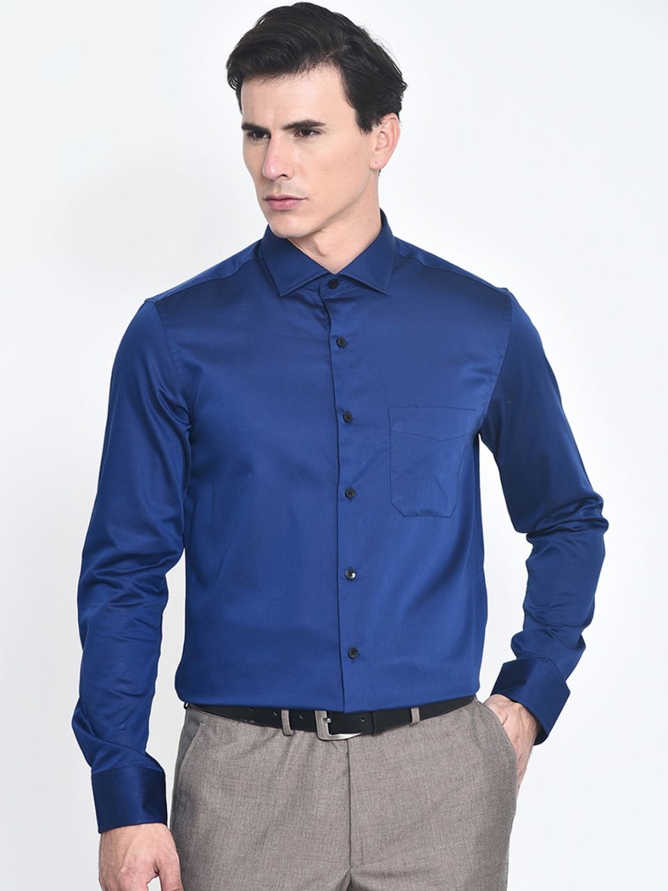 U.S. Polo Assn. Tailored Men Fit Solid Formal Shirt