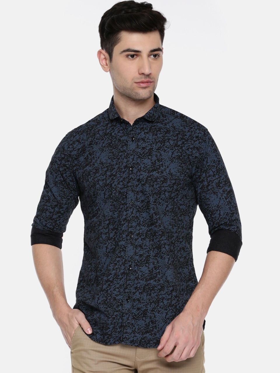 Killer Men Slim Fit Printed Casual Shirt