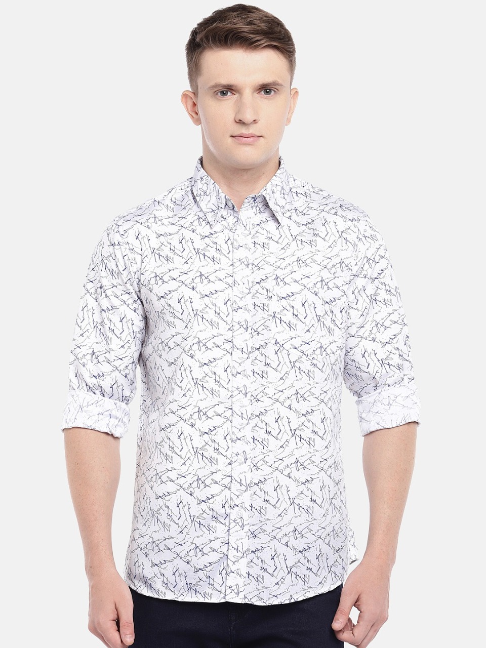 Anouk Men Regular Fit Printed Casual Shirt