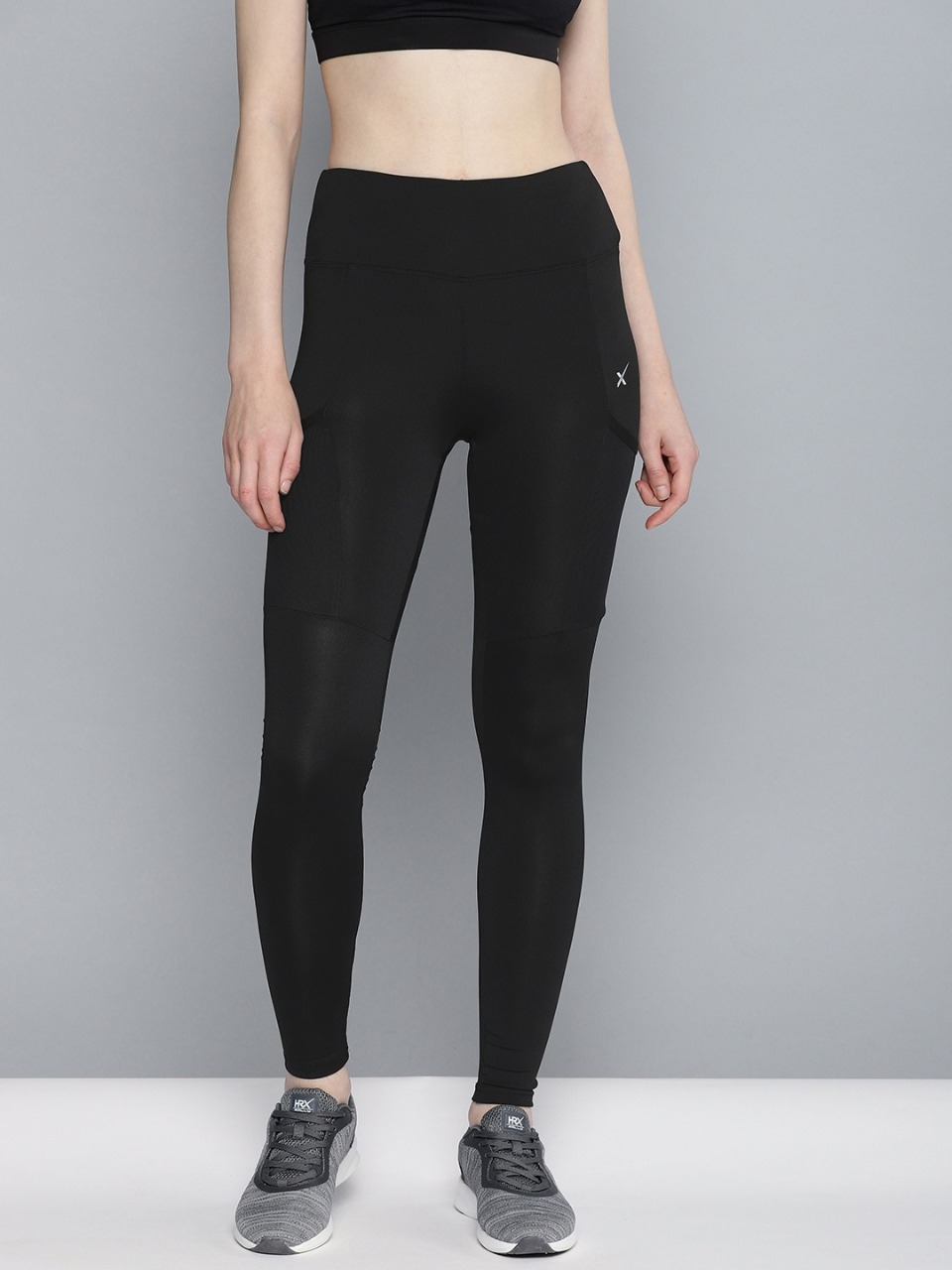 HRX by Hrithik Roshan Women Solid Rapid Dry Training Tights