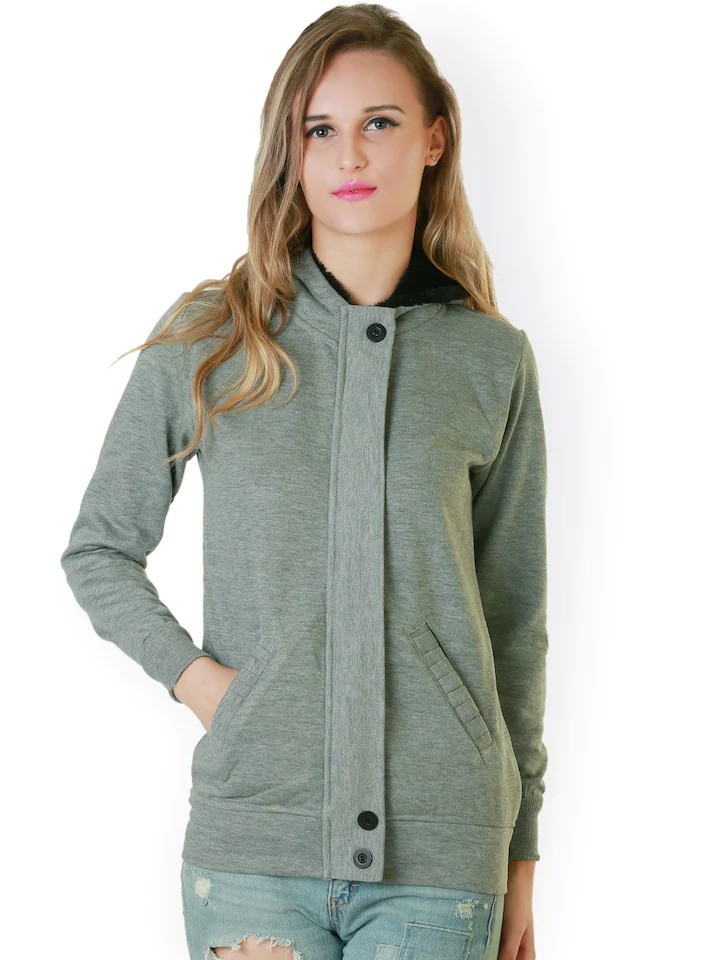 Belle Fille Women Hooded Jacket