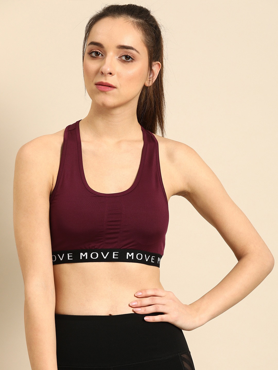 Non Wired Lightly Padded Sports Bra