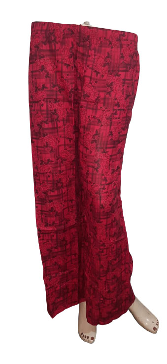 Jack Williams Red Black Printed Jeggings