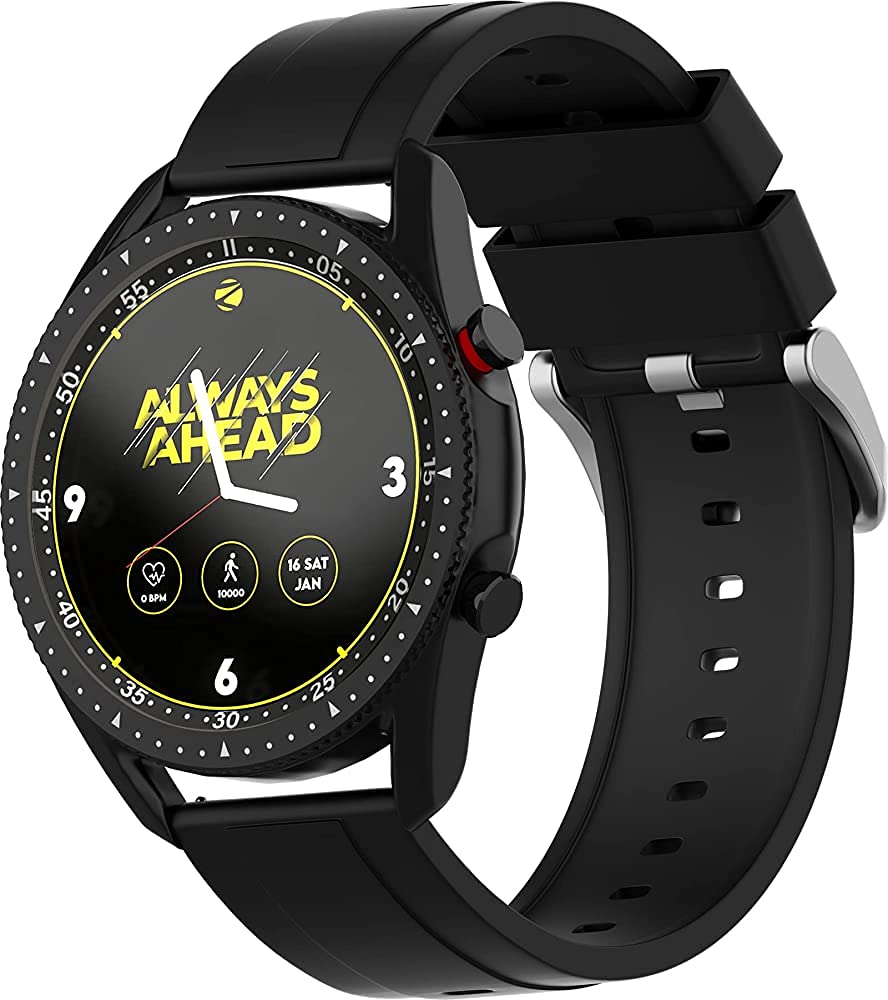 Zebronics ZEB-FIT4220CH Smart Fitness Watch with Call Function via Built-in Speaker and Mic