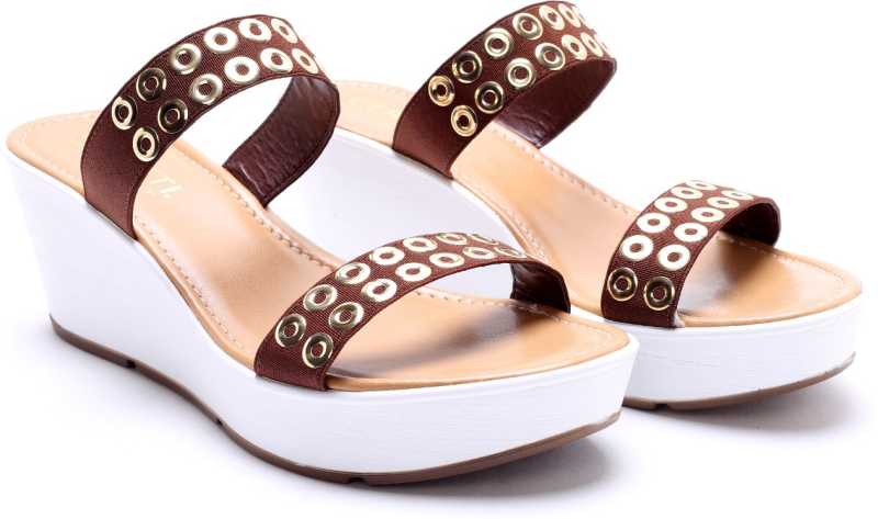 Cerutti  Women Brown Wedges Sandal