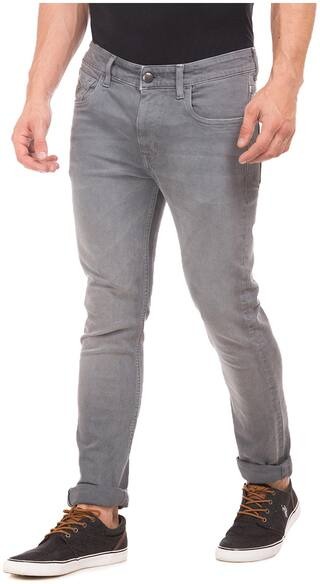 U.S. Polo Assn. Men Grey Slim Fit Jeans