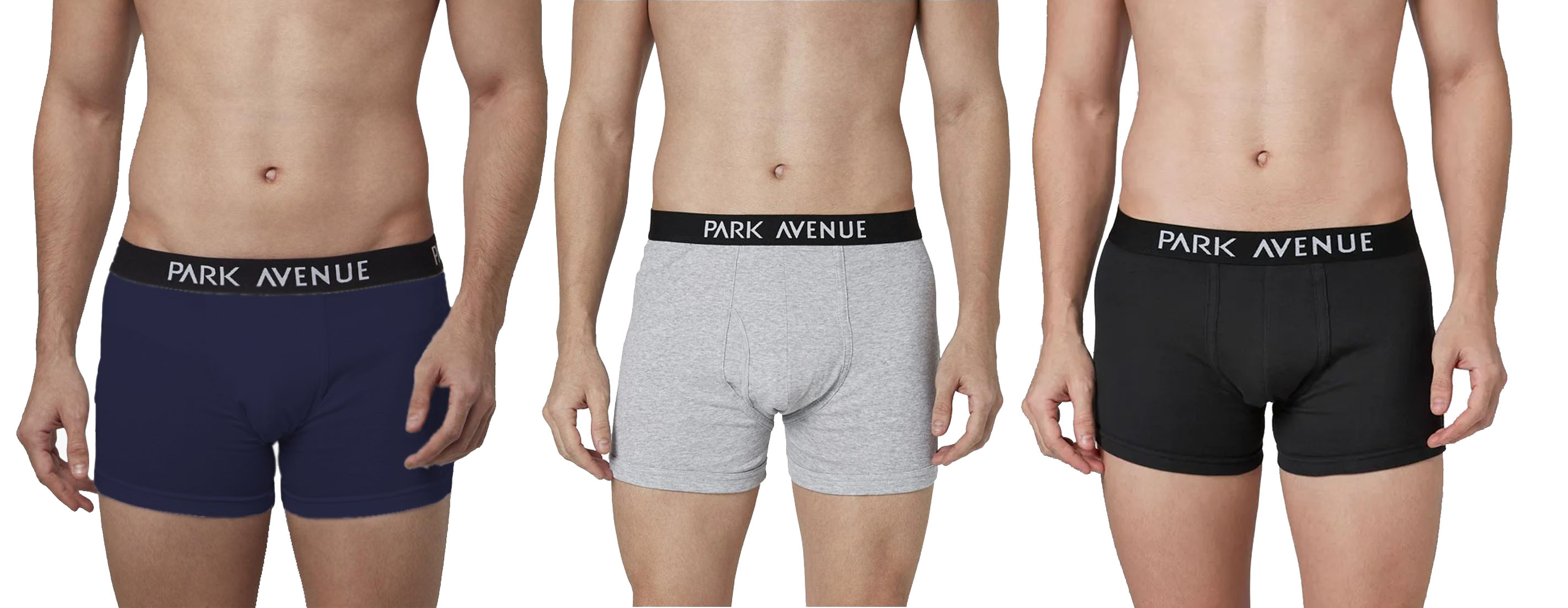 Park Avenue Trunk for Men (Pack of 3)